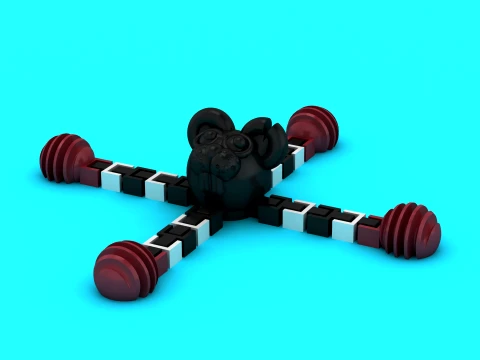 Flexi Ram Creature 3D Model