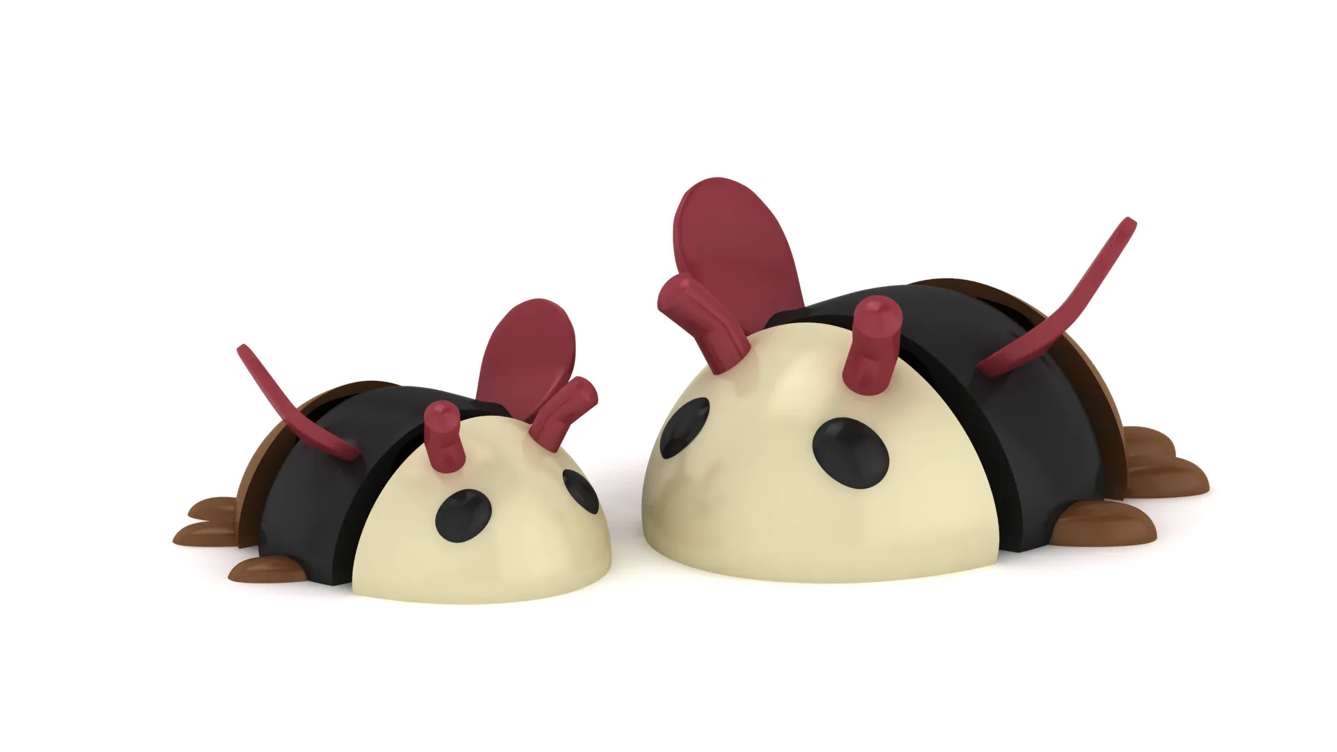 Sleepy Beetle Creature 3D Model .c4d .max .obj .3ds .fbx .stl .blend 