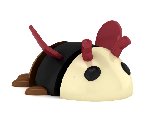 Sleepy Beetle Creature 3D Model