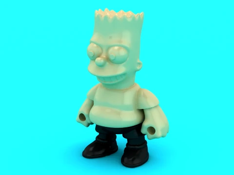 Cartoon Boy Figure 3D Model