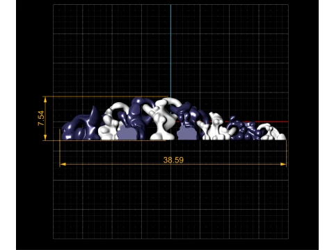 Curled Panda Creature 3D Model