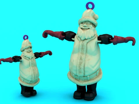 Ayaz Noel Baba Savaş&ccedil;ısı 3D Model