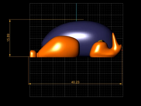 Faceless Black Blobs 3D Model