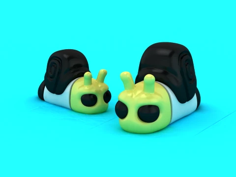 Snail Shell Buddies 3D Model