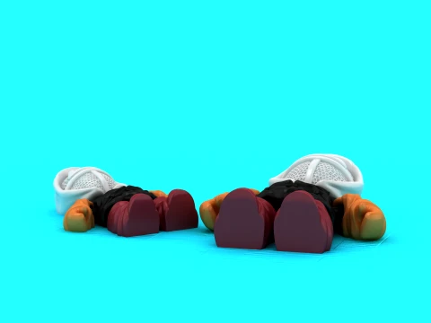 Flexi Zombie Figure 3D Model