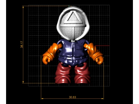 Flexi Zombie Figure 3D Model