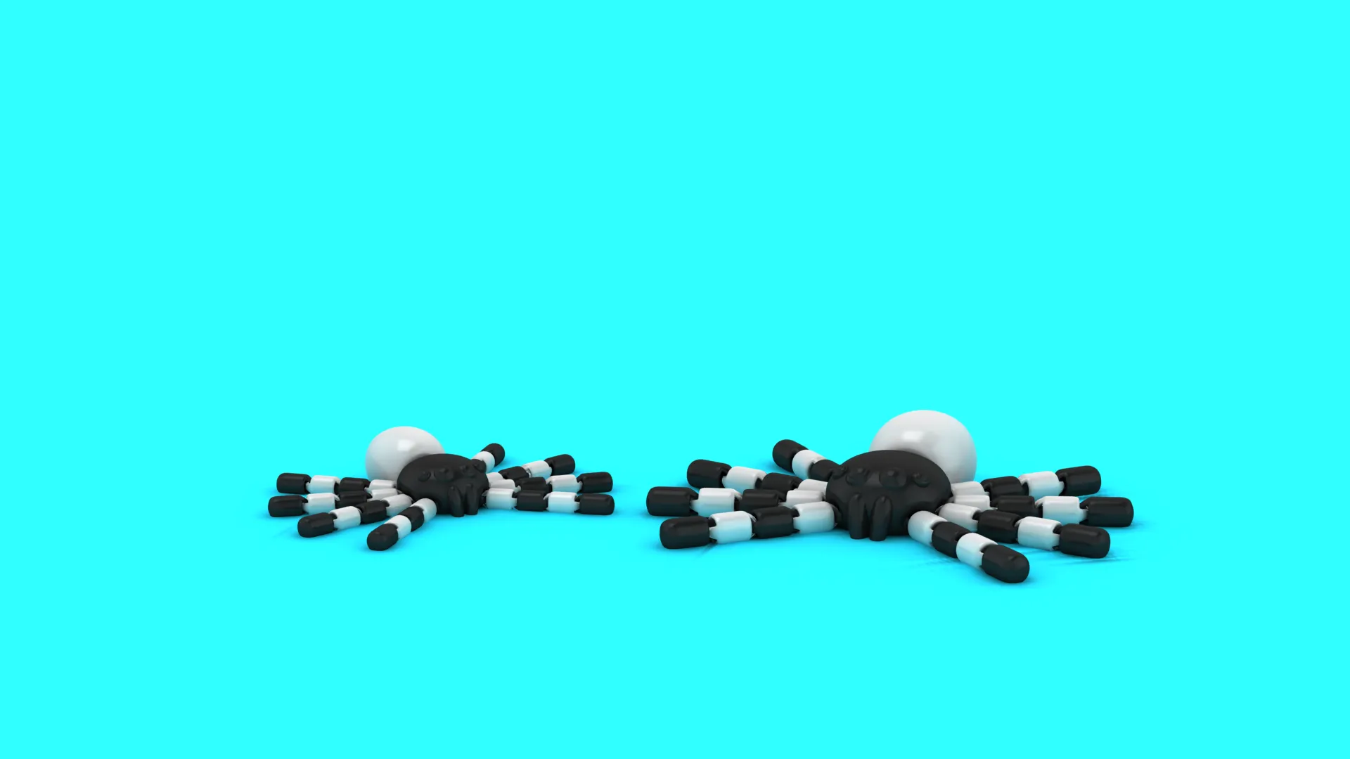 Flexi Spider Toy 3D Model .c4d .max .obj .3ds .fbx .stl .blend