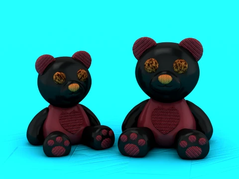 Sevimli Oyuncak Ayı 3D Model