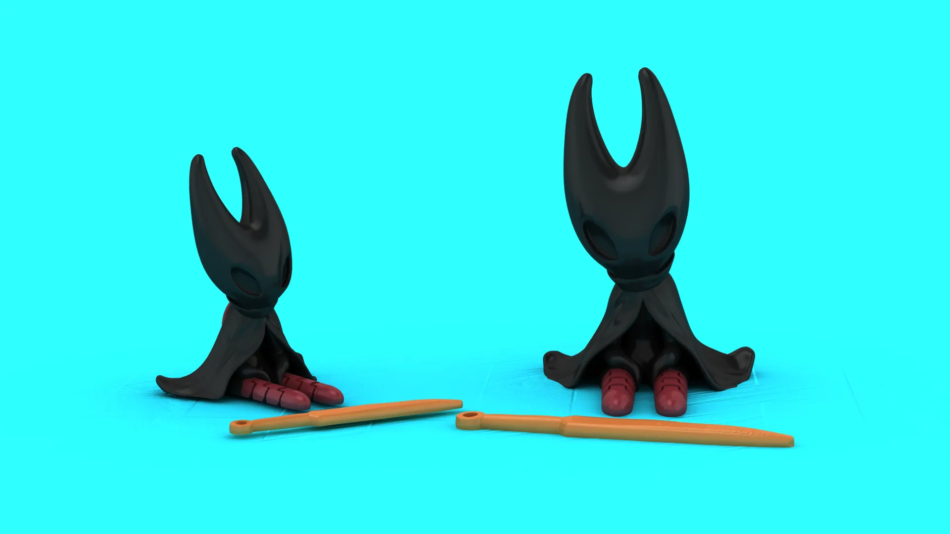 Dark Knight Figurine 3D Model .c4d .max .obj .3ds .fbx .stl .blend 