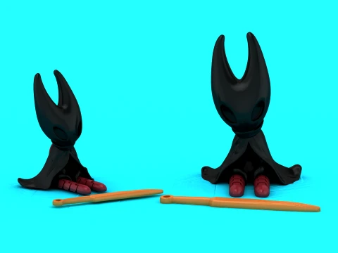 Dark Knight Figurine 3D Model