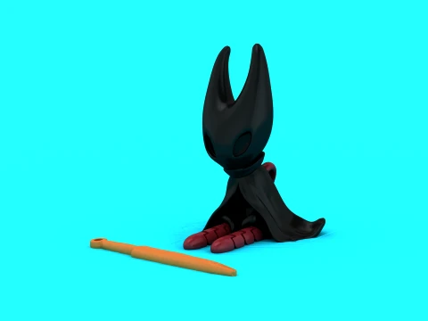 Dark Knight Figurine 3D Model