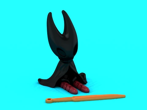 Dark Knight Figurine 3D Model