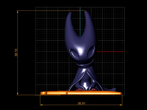 Dark Knight Figurine 3D Model