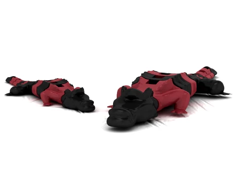 Jouet crocodile flexible Modèle 3D