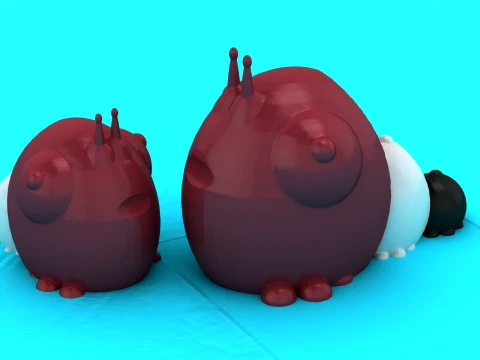 Leuk Flexi Lieveheersbeestje 3D Model