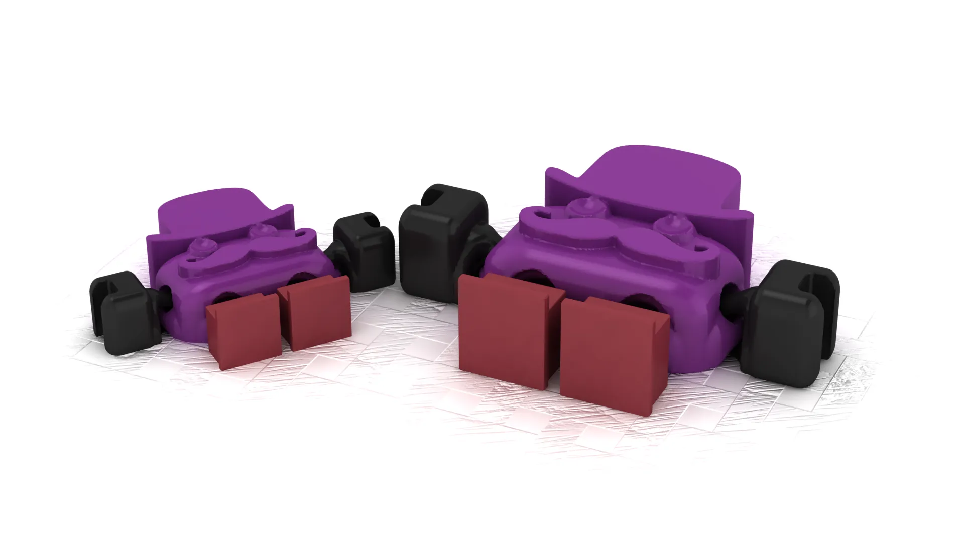Flexi Magician Figure 3D Model .c4d .max .obj .3ds .fbx .stl .blend 