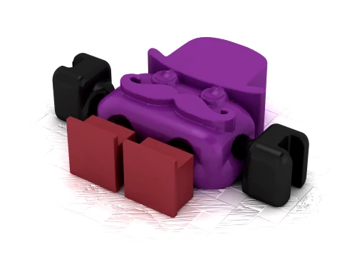 Flexi Magician Figure 3D Model