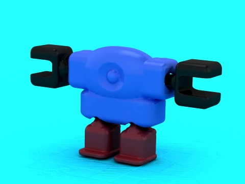 Flexi Claw Robot 3D Model