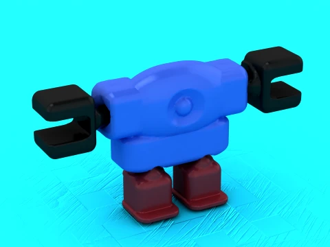 Flexi Claw Robot 3D Model