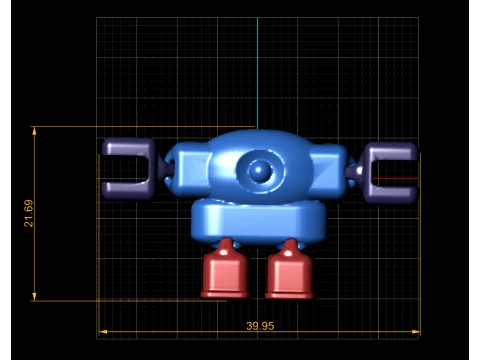 Flexi Claw Robot 3D Model