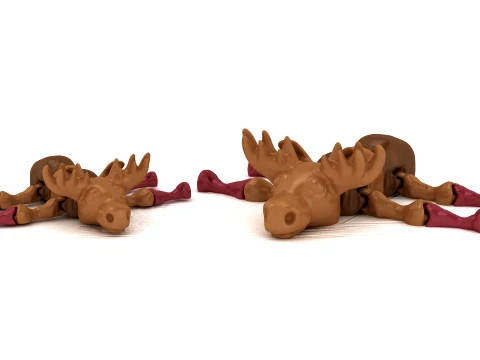 Giocattolo flessibile dell'alce Modello 3D