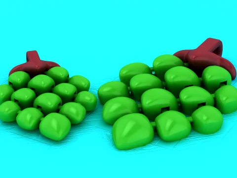 플렉시 포도송이 3D 모델
