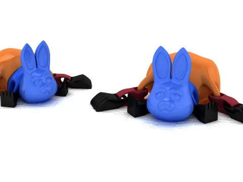 Figurine Lapin Flexi Modèle 3D