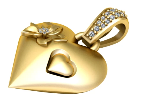 Medieval Knight Gold Signet Ring 3D Model