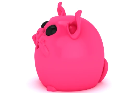 Cute Piggy Toy 3D Printable Model 3D Model