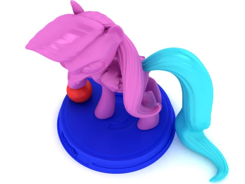 Cute Magical Unicorn 3D Model