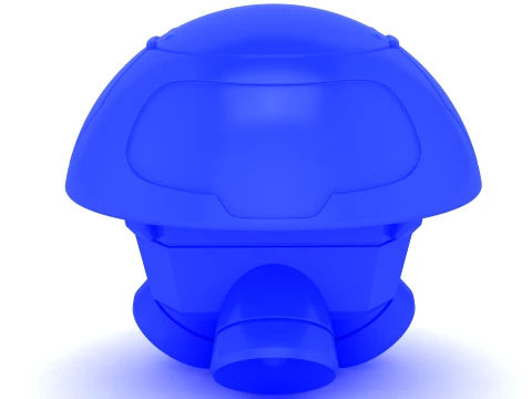 Mysterious Blue Machine 3D 모델