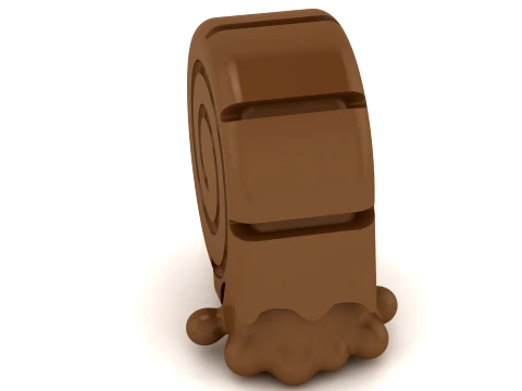 Giant Chocolate Bar 3D Model