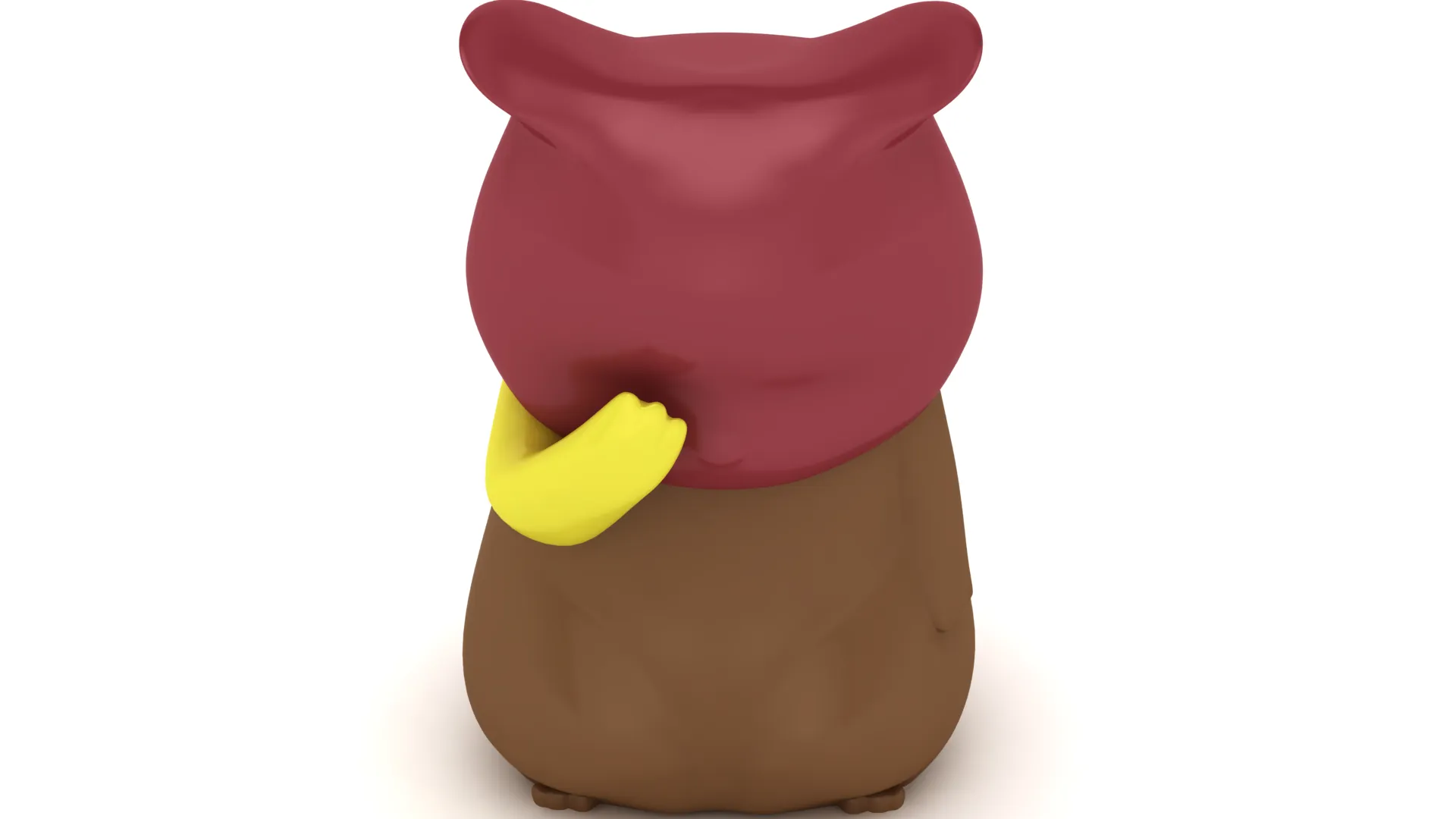 Funny Potato Character 3D Model .c4d .max .obj .3ds .fbx .stl .blend 