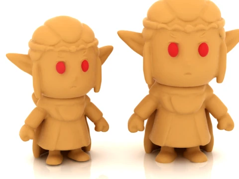 Cute Fantasy Elf Modèle 3D