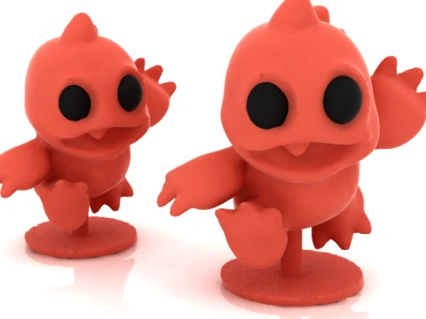 Cute Baby Dragon 3D 모델