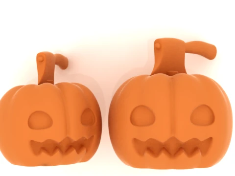 클래식 잭오랜턴 3D 모델