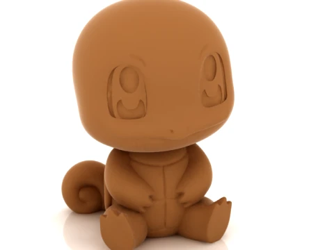 Cute Baby Turtle 3D Model