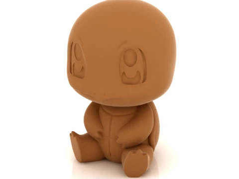 Cute Baby Turtle 3D Model