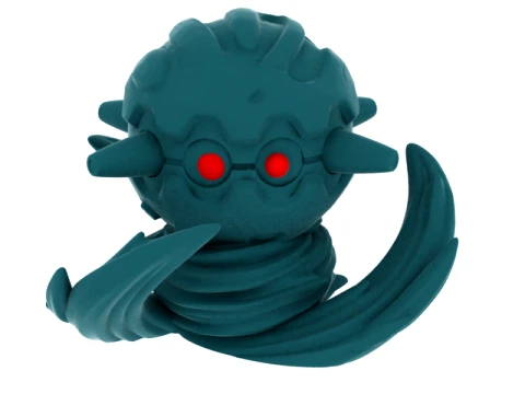 Armored Sea Monster 3D Model