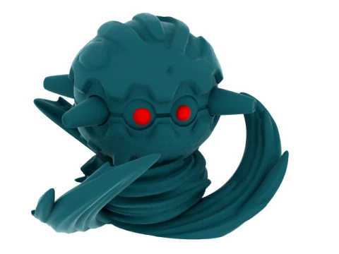 Armored Sea Monster 3D Model