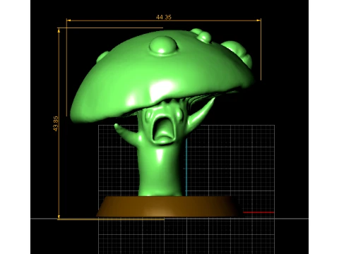 Stylized Fantasy Tree Model 3D Model