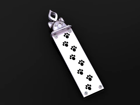 Cat Paw Pendant 3D Model