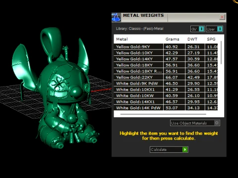 Voodoo Doll Character Pendant 3D Model