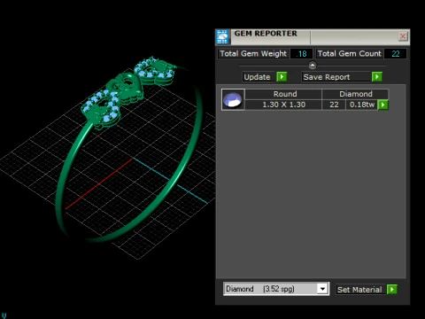 Butterfly Heart Bangle 3D Model
