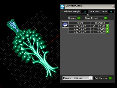 Tree of Life Pendant 3D Model