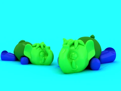 Articulated Flexi Elephant - Print-in-Place Toy 3D Print Model
