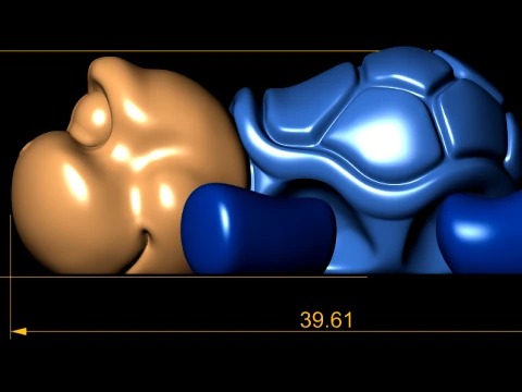 Articulated Flexi Turtle - Print-in-Place Sea Turtle Toy 3D Print Model