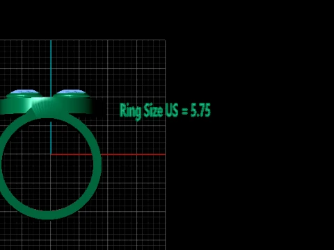 Ruby-Eyed Cat Gold Ring 3D Model