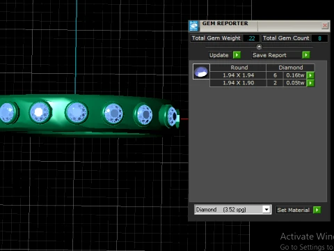 US Ring Size 1075 Guide 3D Model