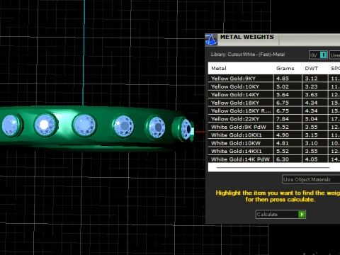 US Ring Size 1075 Guide 3D Model